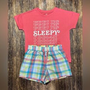 Gap Kids Size 12 Sleep Tee and Shorts Pajamas Set
